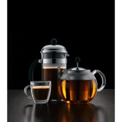 Teekannen|Teekannen<Bodum Teebereiter mit Metallsieb 1,5 l Assam