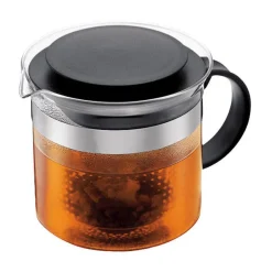Teekannen|Teekannen<Bodum Teekanne 1,0 l Bistro Nouveau schwarz