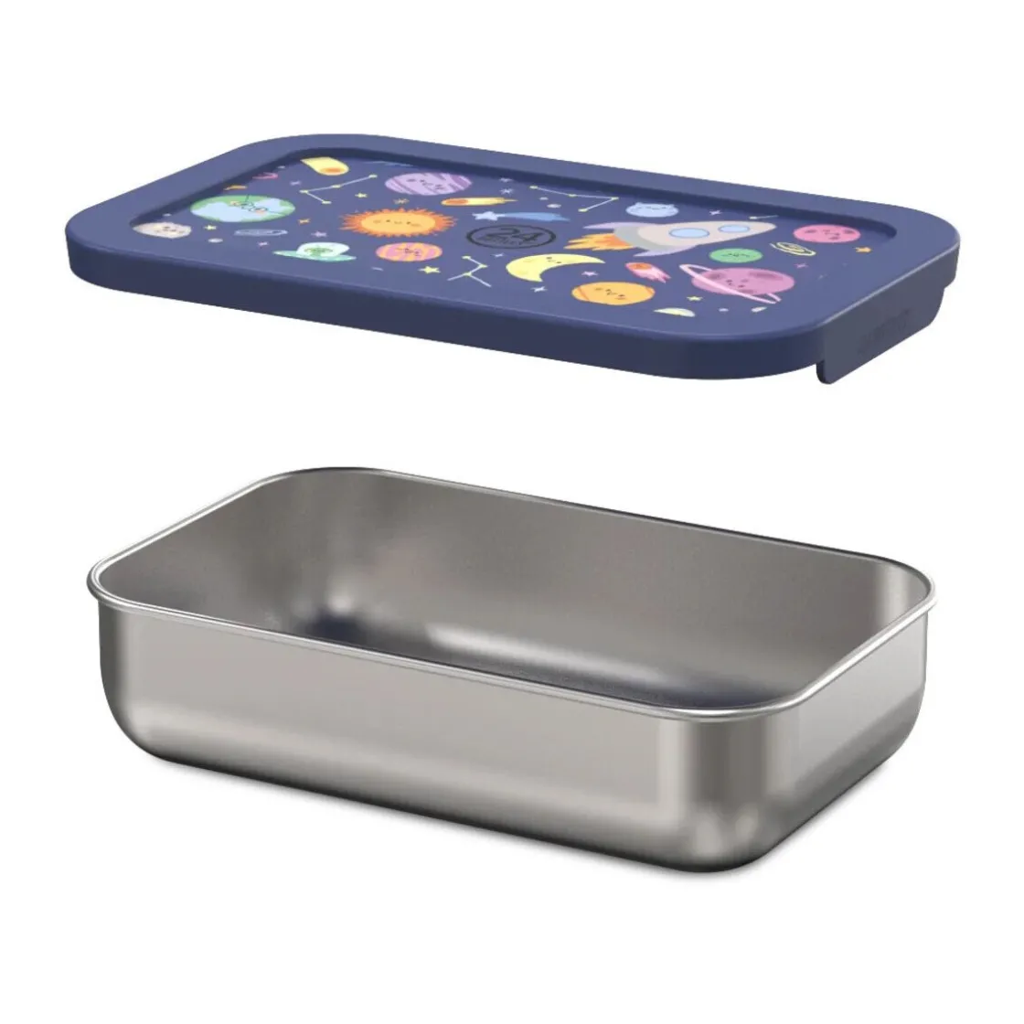 24bottles Snackbox 19x12x5 cm Space Friends