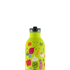 Neuheiten<24bottles Thermo-Trinkflasche 0,33 l Kids Insulated Bottle Veggie Friends