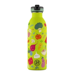 Neuheiten<24bottles Trinkflasche 0,5 l Kids Bottle Veggie Friends