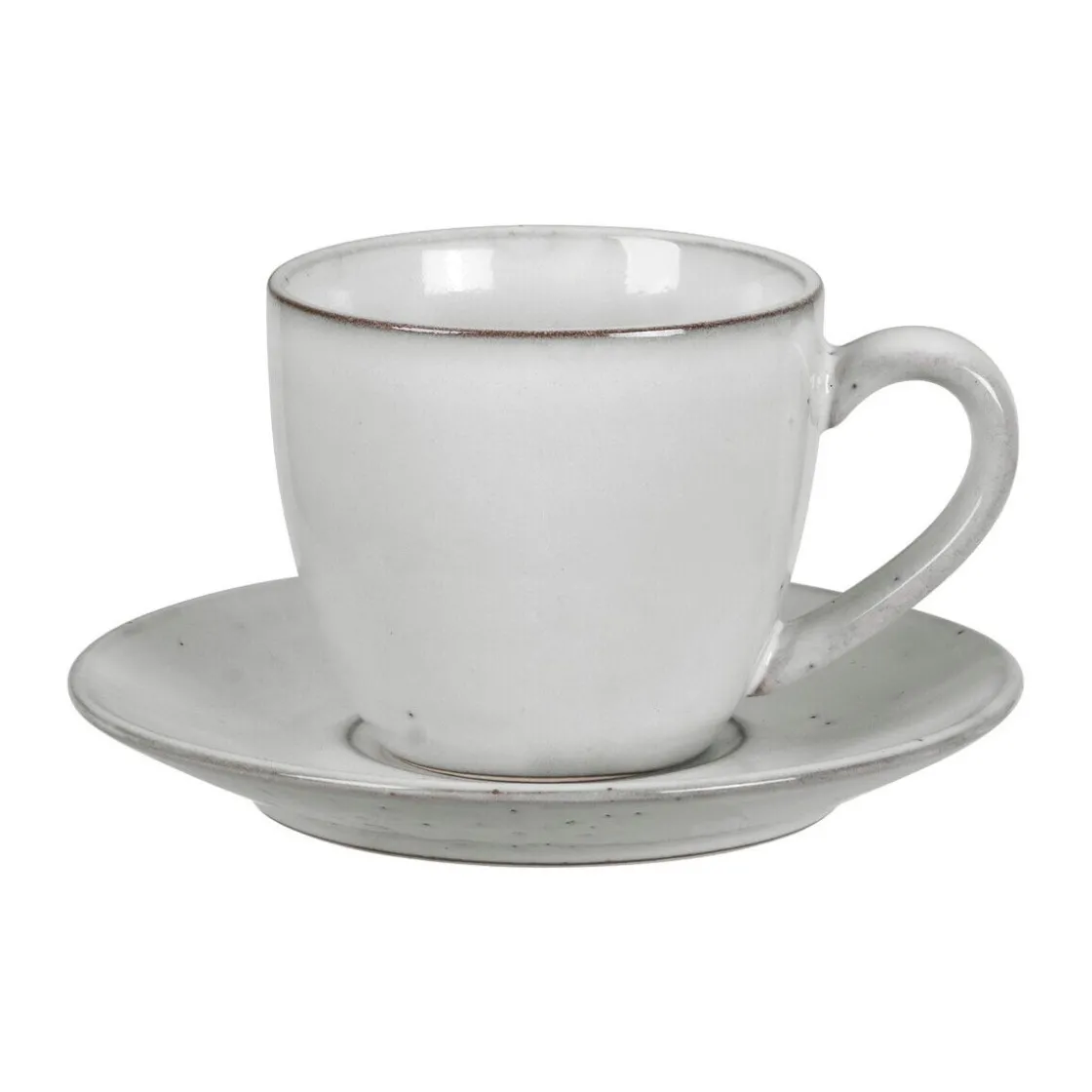 Broste Copenhagen Tasse mit Untere 0,15 l Nordic Sand