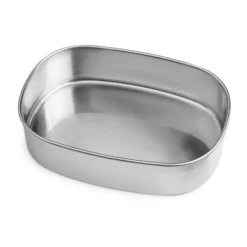 Brotdosen<Brotzeit Lunchbox Magic grün Edelstahl 16,5x12,5x4,5cm