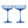 Byon Champagner-Schale 2er-Set Opacity blau