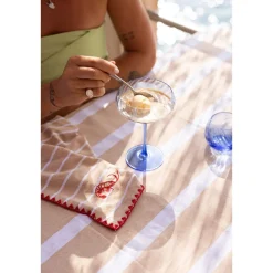 Byon Champagner-Schale 2er-Set Opacity blau