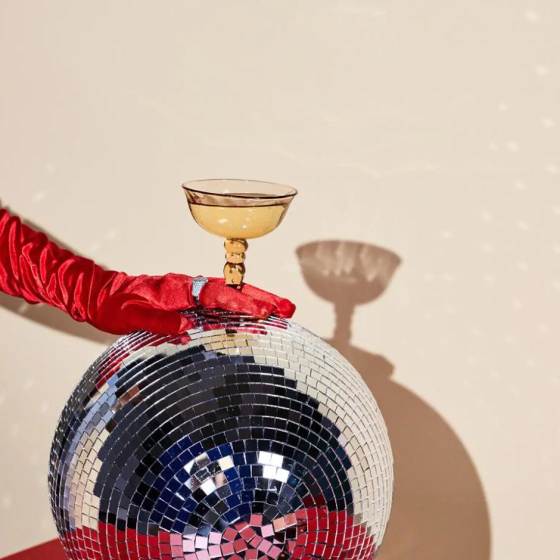 Byon Coupe-Glas 2er-Set Opacity pfirsich