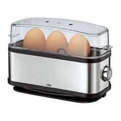 Kochwelt Entdecken<Cilio Eierkocher für 3 Eier 210 W Classic edelstahl