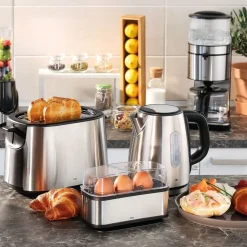 Kochwelt Entdecken<Cilio Eierkocher für 3 Eier 210 W Classic edelstahl