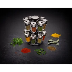 Messer & Co. Entdecken|Thailändische Küche<Cole & Mason Kräuter- und Gewürzkarussell 17-tlg. Cambridge mehrfarbig