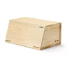 Brotkästen & Brotkörbe<Continenta Brotkasten Gummibaum 40x26x18,5cm