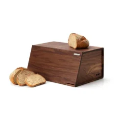 Continenta Brotkasten 40x26x18,5 cm Walnuss