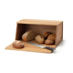 Continenta Brotkasten 40x26x18,5 cm Eiche