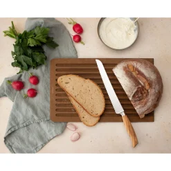 Continenta Brotschneidebrett 38,5x23,5x0,9 cm Duracore braun
