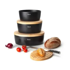 Continenta Brottopf 36x23x13,5 cm schwarz