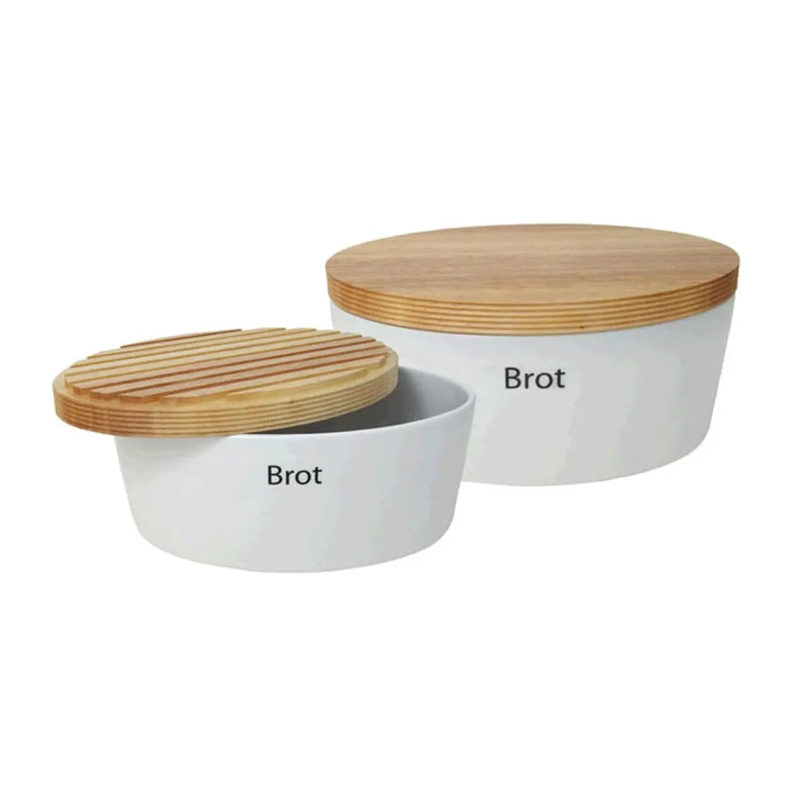 Continenta Brottopf 36x23x13 cm weiß