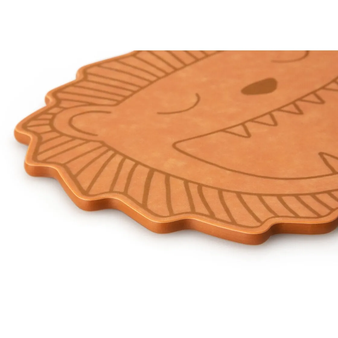 Continenta Kinderbrett Löwe 23x17 cm Duracore Kids braun