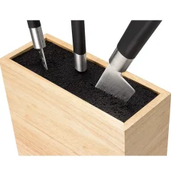 Continenta Messerblock klein mit flex. Einsatz Gummibaum