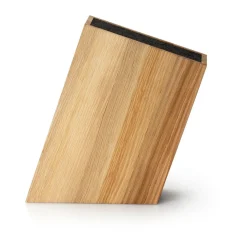 Messerblöcke<Continenta Messerblock m. flex. Einsatz Eiche 28,5x8x19cm