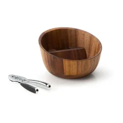 Schüsseln<Continenta Nussschale mit Qualitätsknacker 19 cm Akazie