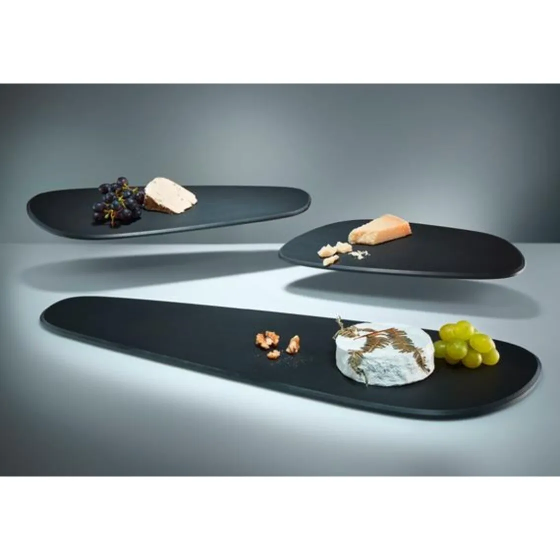 Messer & Co. Entdecken|Vatertag<Continenta Schneidebrett Duracore 27,5x15,9x0,9cm Pebble schwarz