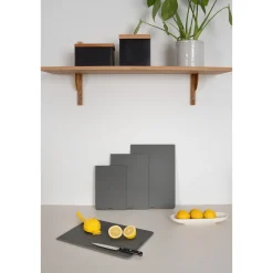 Messer & Co. Entdecken|Pilzküche<Continenta Schneidebrett 24x16x1 cm Duracore grau