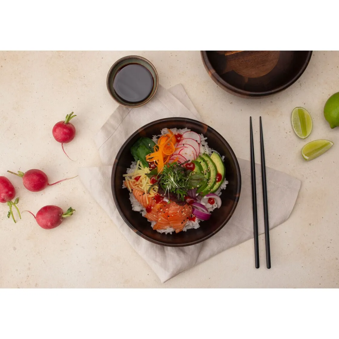 Continenta Schüssel 16 cm Akazie