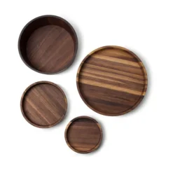 Continenta Schüssel 31 x 12 cm Walnuss