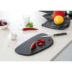 Servierplatten<Continenta Servierbrett Duracore 36,2x19,7x0,9cm Pebble schwarz