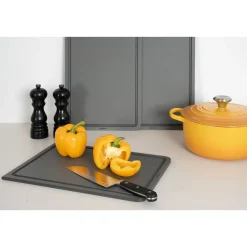 Messer & Co. Entdecken|Tranchierbretter<Continenta Tranchierbrett 39x27x1 cm Duracore grau