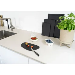 Grillen|Messer & Co. Entdecken<Continenta Tranchierbrett 38x27x1 cm Duracore schwarz