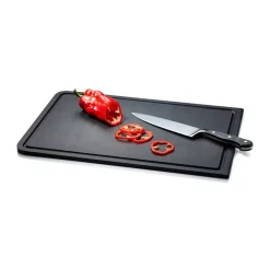 Messer & Co. Entdecken|Tranchierbretter<Continenta Tranchierbrett 44x30x1 cm Duracore grau