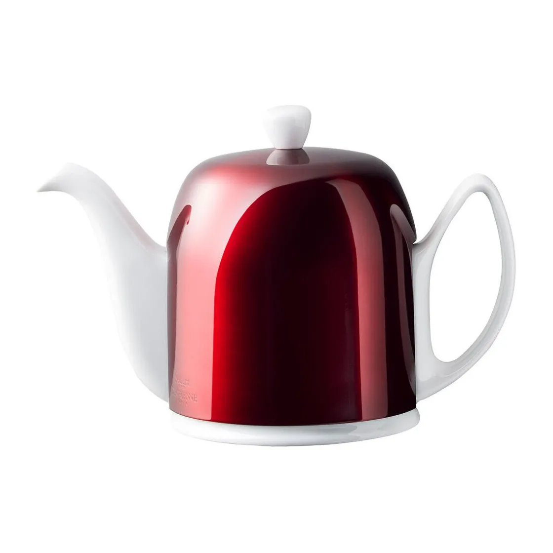 Teekannen|Teekannen<Degrenne Teekanne SALAM WHITE/Kandierter Apfel 1L