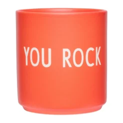 Becher<Design Letters Becher 8 cm Favourite Fashion Colour You Rock terracotta