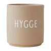 Becher|Cafécore<Design Letters Becher 8 cm Favourite Dänische Worte Hygge beige