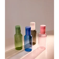 Karaffen<Design Letters Glaskaraffe 1,0 l Tube grün