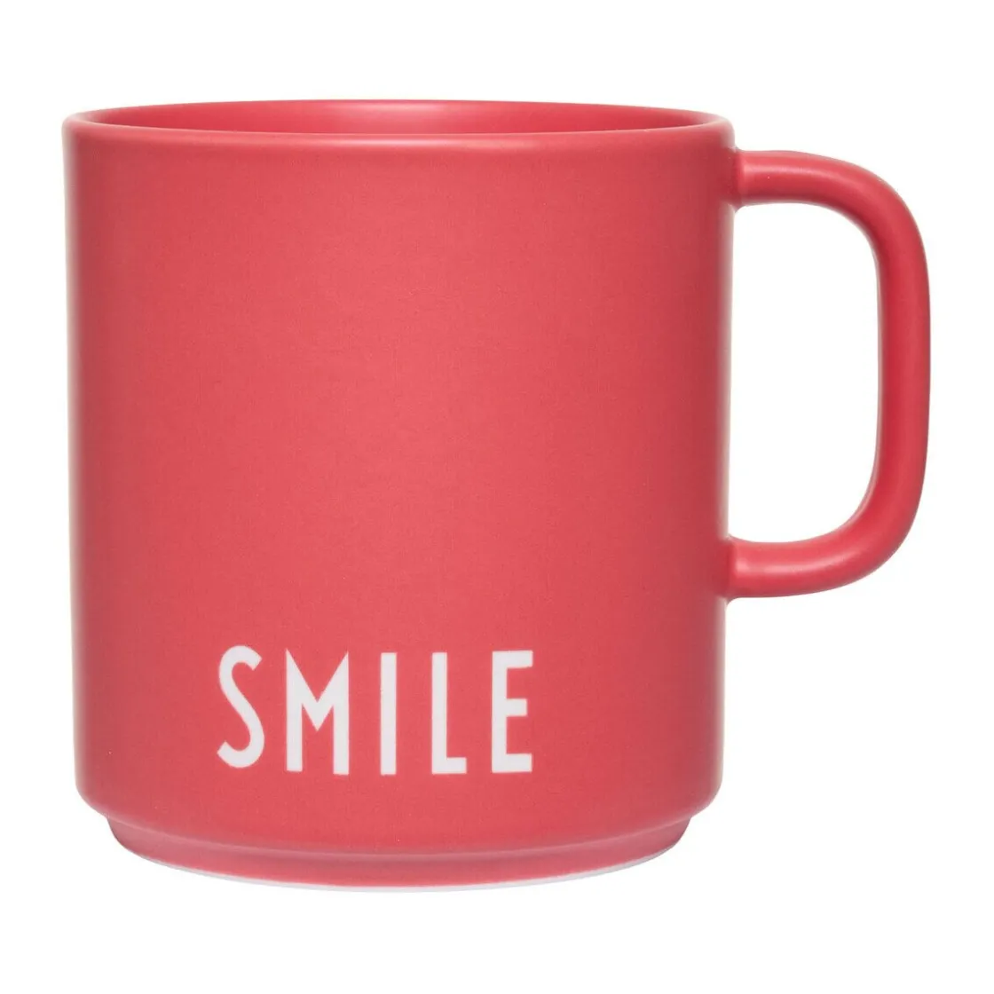 Becher<Design Letters Henkelbecher 8 cm Favourite Smile rose