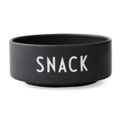 Schalen<Design Letters Snackschüssel Snack 5 cm schwarz