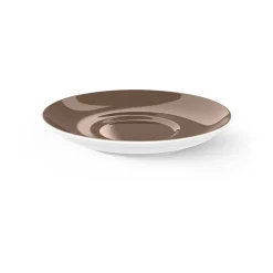 Dibbern Cappuccino-Untertasse 16 cm Solid Color Chocolate