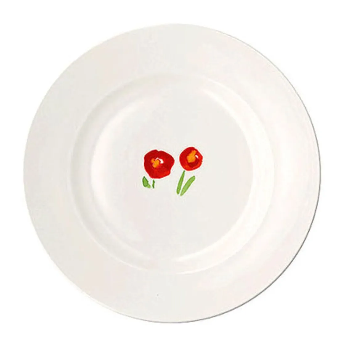 Dibbern Dessertteller 21 cm Impression Mohn rot