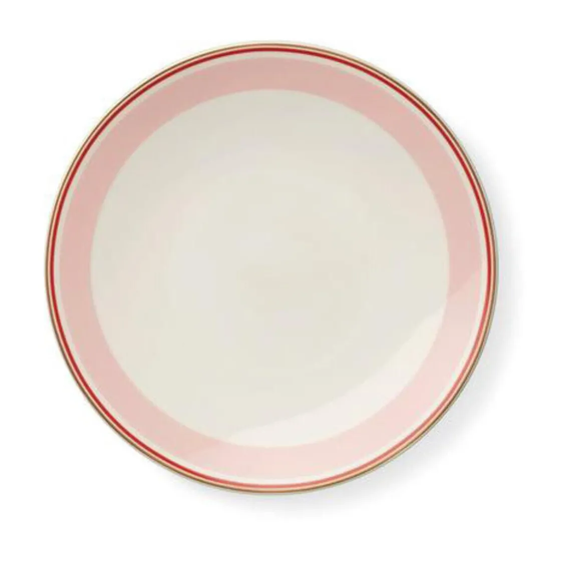 Frühstücksteller<Dibbern Dessertteller 24 cm Capri Rosé/Rot