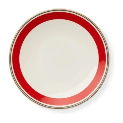 Dibbern Dessertteller 24 cm Capri Rot/Anthrazit