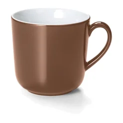 Becher<Dibbern Henkelbecher 0,32 l Solid Color Chocolate