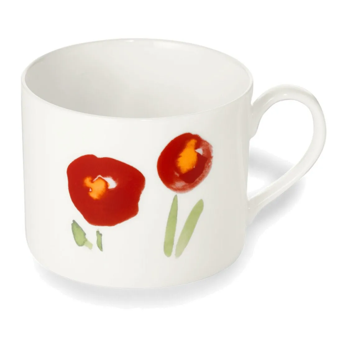 Dibbern Kaffeetasse 0,25 l Impression Mohn rot