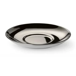 Dibbern Kaffee-Untertasse 14 cm Solid Color Platin