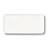 Servierplatten<Dibbern Platte eckig 32 x 15 cm Fine Bone China Pure weiß