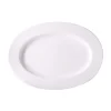 Dibbern Platte oval 39 cm Fine Bone China Classic weiß