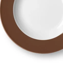 Dibbern Suppenteller 23 cm Solid Color Chocolate