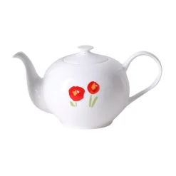 Teekannen|Teekannen<Dibbern Teekanne rund 1,30 L Impression Mohn