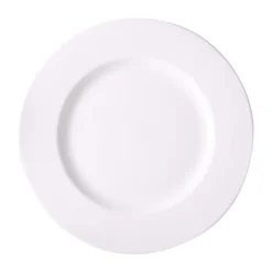 Speiseteller<Dibbern Teller 26.5 cm Bone China weiss