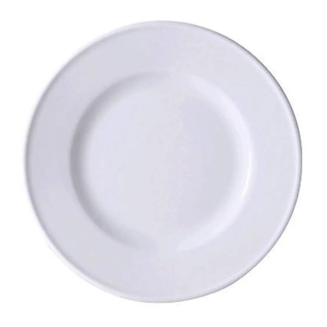 Dibbern Teller flach 21 cm Fahne Solid Color weiss